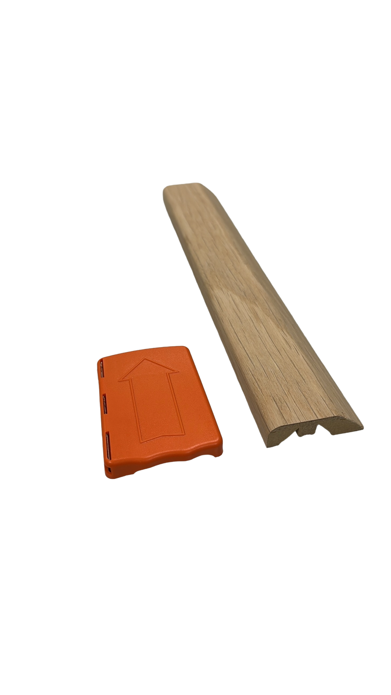 3-in-1 Wood Veneer Molding (Unfinished)