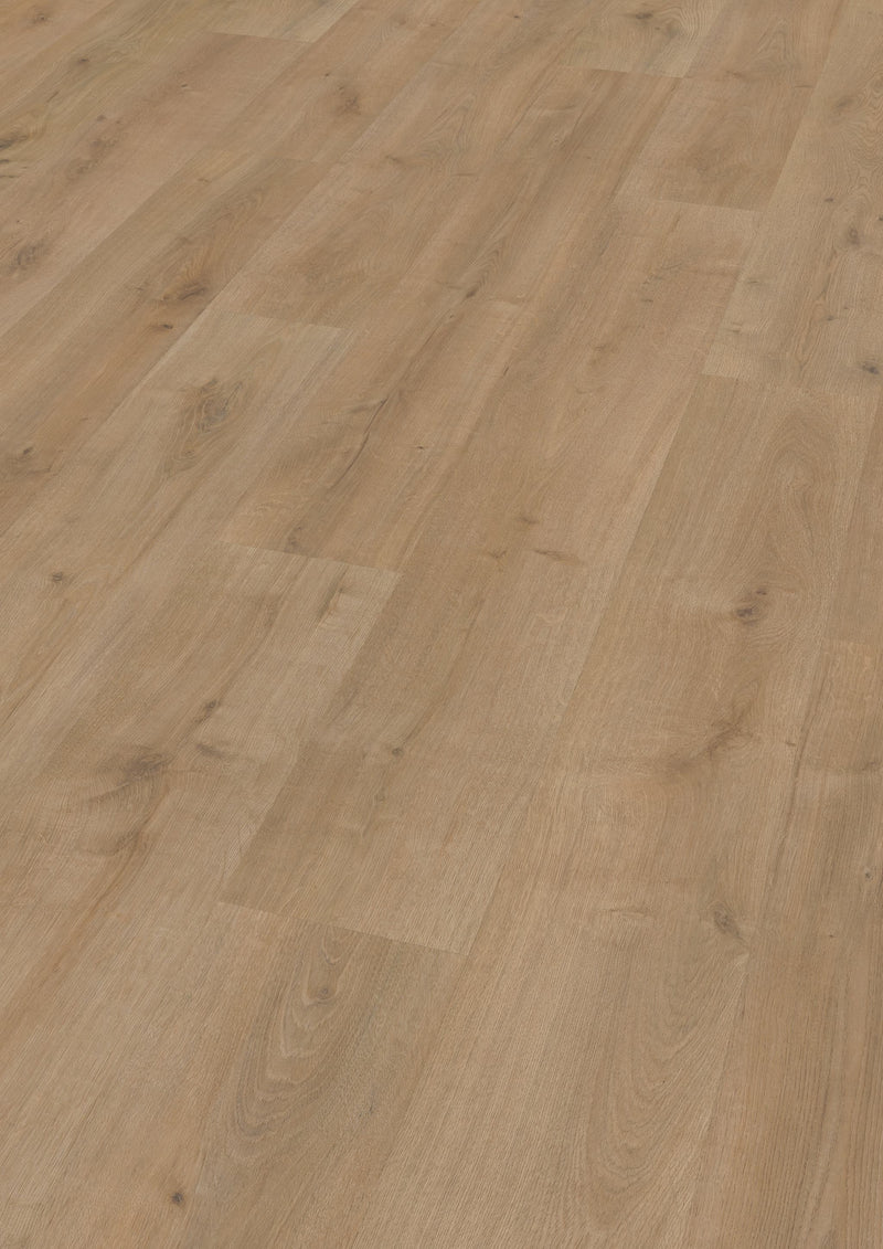 Warm chestnut Sequoia waterproof European laminate flooring with natural wood character. a superior alternative to standard waterproof laminate with AC6 durability. Great alternative to vinyl flooring